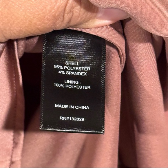 NBD Medium Mauve Faerie Front Bow Satin Mini Dress Chic Cocktail New Years Party - Picture 4 of 8